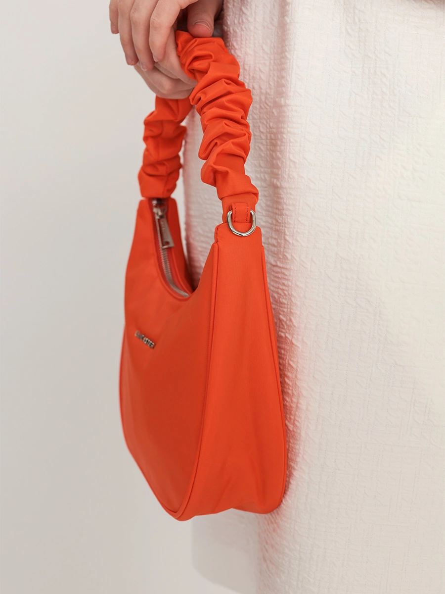 Сумка текстильная оранжевого цвета